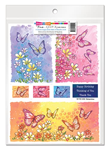 0744019245242 - STAMPENDOUS QUICK BUTTERFLY BRIGHT CARD MAKING SET, VARIOUS