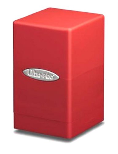 0074427841744 - RED SATIN TOWER DECK BOXES