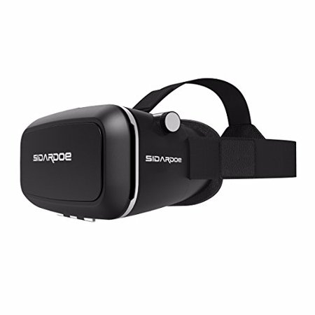 0744430512770 - VIRTUAL REALITY HEADSET,SIDARDOE 3D VR GLASSES WITH BLUETOOTH CONTROLLER FOR IPHONE SAMSUNG AND OTHER ANDROID SMARTPHONES BLACK