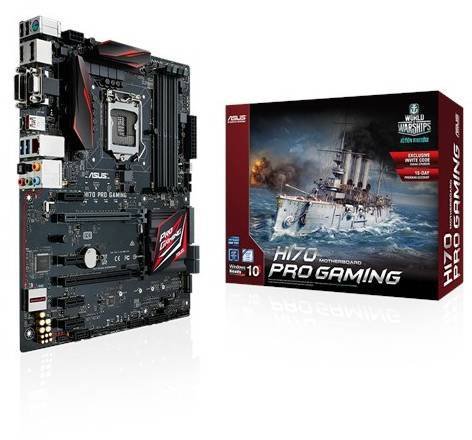 0744430862424 - BUNDLE: ASUS H170 PRO GAMING + CORE I7 6700 (4 X 3.4GHZ) + 4GB DDR4 2133MHZ MEMORY