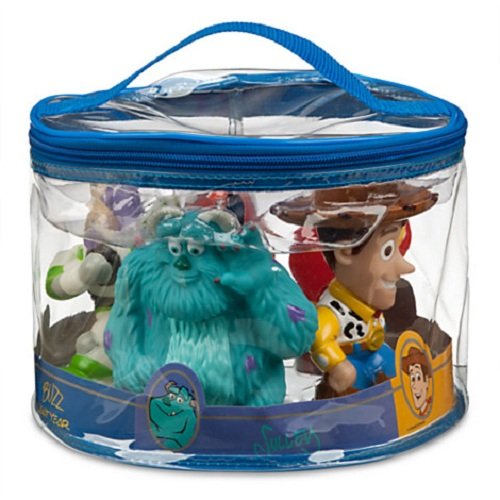 0074451075580 - DISNEY TOY STORY WOODY, BUZZ LIGHTYEAR, MONSTER INC SULLY, DASH, NEMO, THE INCREDIBLE, BATH POOL SQUEAK TOYS