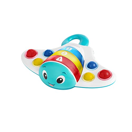 0074451131484 - BABY EINSTEIN OCEAN EXPLORERS POP & EXPLORE STINGRAY POPPER TOY, AGES 6 MONTHS AND UP