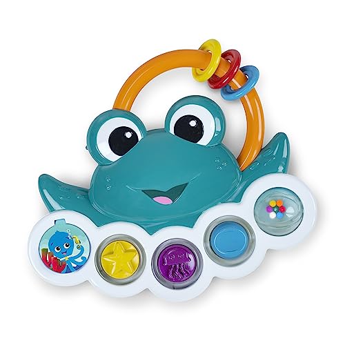 0074451166561 - BABY EINSTEIN OCEAN EXPLORERS NEPTUNE’S BUSY BUBBLES SENSORY ACTIVITY TOY, WITH INTERACTIVE LIGHTS AND MUSIC, AGES 3+ MONTHS