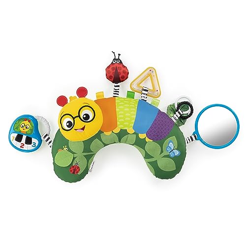 0074451167568 - BABY EINSTEIN CAL-A-PILLOW TUMMY TIME ACTIVITY PILLOW, MULTISENSORY, CAL THE CATERPILLAR, AGES 0+ MONTHS