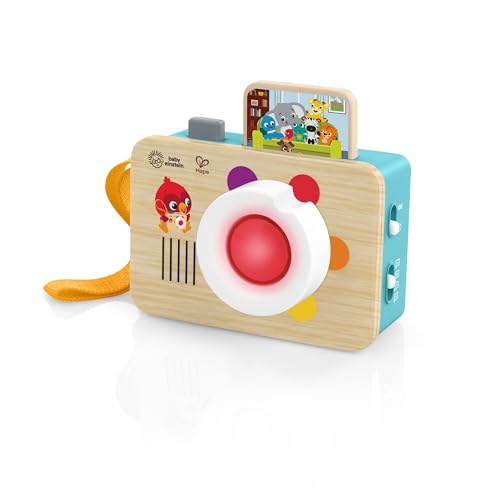 0074451170100 - BABY EINSTEIN + HAPE LEARNING LENS TOY CAMERA FOR PRETEND PLAY, AGES 6 MONTHS AND UP