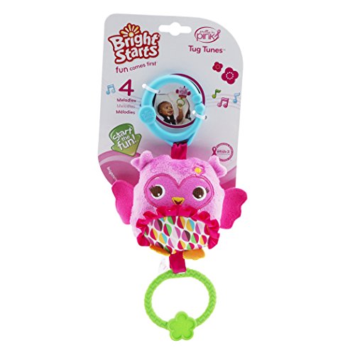 0074451521490 - BRIGHT STARTS TUG TUNES TAKE-ALONG TOY, PRETTY IN PINK