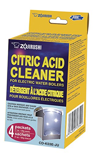 0744539020633 - ZOJIRUSHI #CD-K03EJU INNER CONTAINER CLEANER FOR ELECTRIC POTS, 4 PACKETS