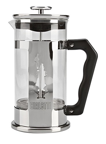 0744539030861 - BIALETTI PREZIOSA 8 CUP FRENCH PRESS COFFEE MAKER, STAINLESS STEEL, SILVER