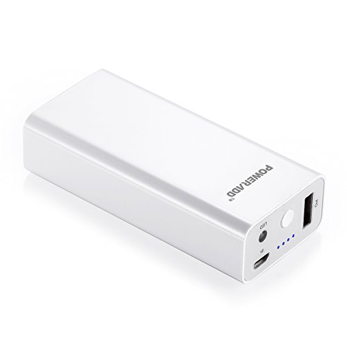 7445803074330 - POWERADD PILOT X1 5200MAH PORTABLE CHARGER POWER BANK, CONSTRUCTED WITH PREMIUM LG BATTERY CELLS - WHITE