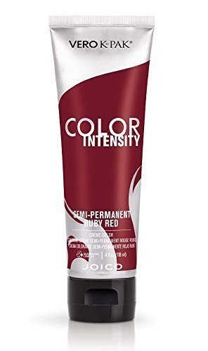 0074469491600 - JOICO INTENSITY SEMI-PERMANENT HAIR COLOR, RUBY RED, 4 OUNCE