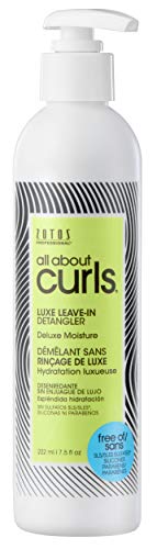 0074469518154 - ALL ABOUT CURLS LUXE LEAVE-IN DETANGLER/FREE OF SLS/SLES SULFATES, SILICONES & PARABENS/COLOR-SAFE, 7.5-OUNCE