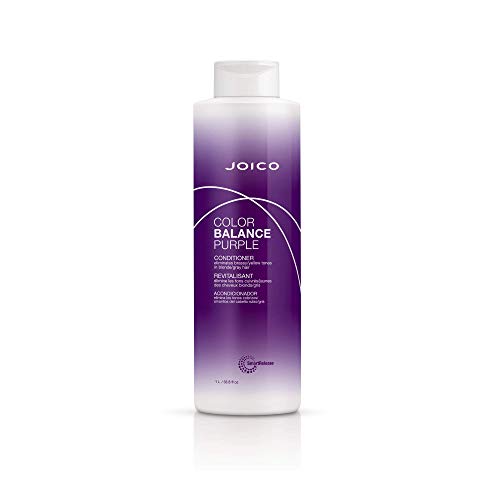 0074469519182 - JOICO JOICO COLOR BALANCE PURPLE CONDITIONER | ELIMINATE BRASSY AND YELLOW TONES | REPAIR AND PROTECT COLOR-TREATED HAIR | FOR COOL BLONDE OR GRAY HAIR, 33.8 FL. OZ.