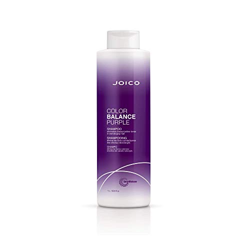 0074469519267 - JOICO JOICO COLOR BALANCE PURPLE SHAMPOO | ELIMINATE BRASSY AND YELLOW TONES | REPAIR AND PROTECT COLOR-TREATED HAIR | FOR COOL BLONDE OR GRAY HAIR, 33.8 FL. OZ.