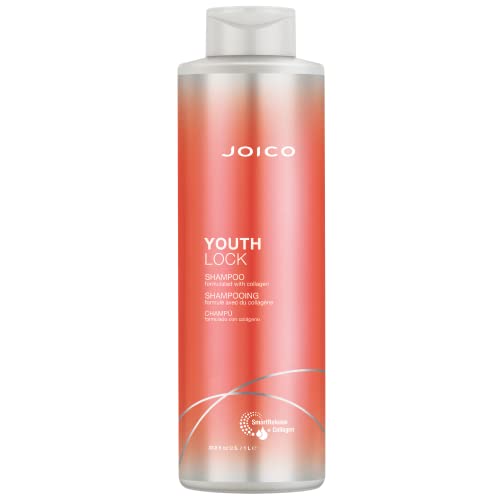 0074469524001 - JOICO YOUTHLOCK SHAMPOO FORMULATED WITH COLLAGEN | YOUTHFUL BODY & BOUNCE | REDUCE BREAKAGE & FRIZZ | SOFTEN & DETANGLE HAIR | BOOST SHINE | SULFATE FREE | WITH ARGININE | 33.8 FL OZ