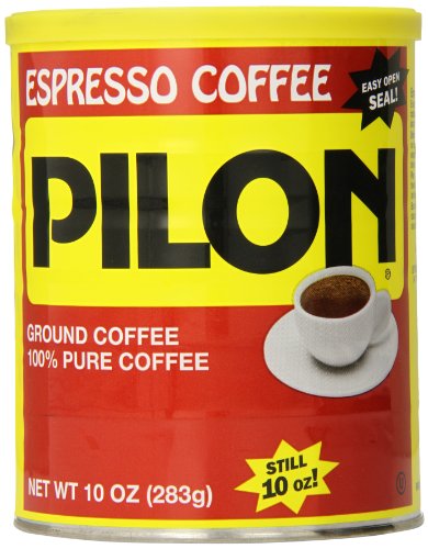 0744711010094 - CAFE PILON ESPRESSO COFFEE CAN, 10 OUNCE