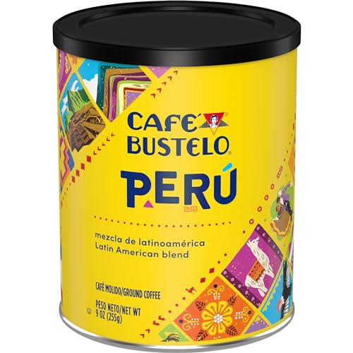 0074471701322 - CAFÉ BUSTELO PERU BLEND GROUND COFFEE, 9 OUNCE