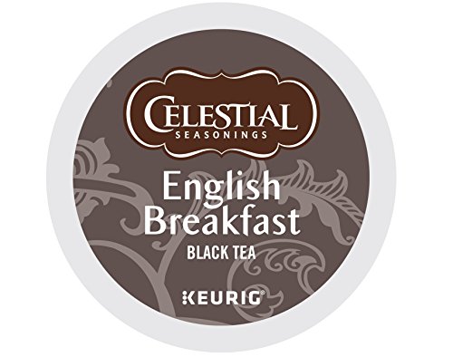 0745352460071 - CELESTIAL SEASONINGS ENGLISH BREAKFAST BLACK TEA, K-CUP PORTION PACK FOR KEURIG K-CUP BREWERS, 24-COUNT