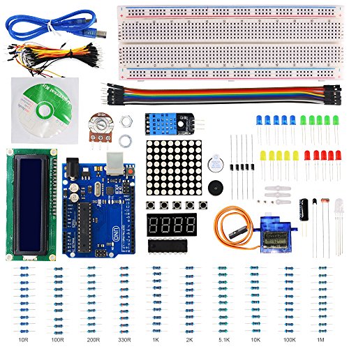 0745360618112 - SMRAZA 2016 NEW BASIC STARTER KIT WITH DETAIL PDF TUTORIAL UNO R3 BOARD AND 1602 LCD FOR ARDUINO UNO R3 MEGA2560 NANO
