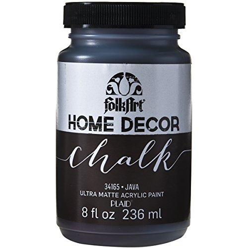 0745563944360 - FOLKART HOME DECOR CHALK FURNITURE & CRAFT PAINT IN ASSORTED COLORS (8 OUNCE), 34165 JAVA