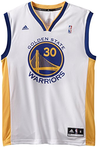 7456850266715 - STEPHEN CURRY GOLDEN STATE WARRIORS REPLICA JERSEY - WHITE (L)