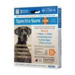 0745801011502 - SPECTRA SURE DOG FLEA TREATMENT DOG SIZE 89 132 LB