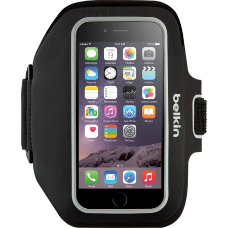 0745883658473 - BELKIN SPORT-FIT PLUS ARMBAND FOR APPLE IPHONE 6 - GRAY