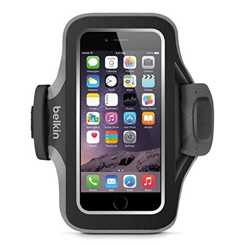 7458836751802 - BELKIN SLIM-FIT PLUS ARMBAND FOR IPHONE 6 / 6S (BLACK / GRAY)