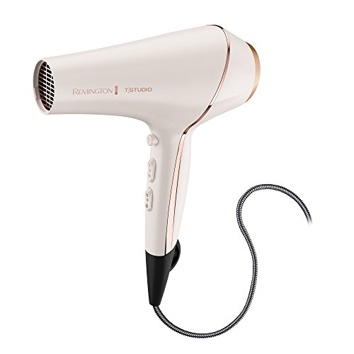 0074590544787 - REMINGTON AC9140P T|STUDIO THERMALUXE HAIR DRYER WITH TANGLE FREE FABRIC SWIVEL CORD, IONIC DRYER, BLUSH PINK
