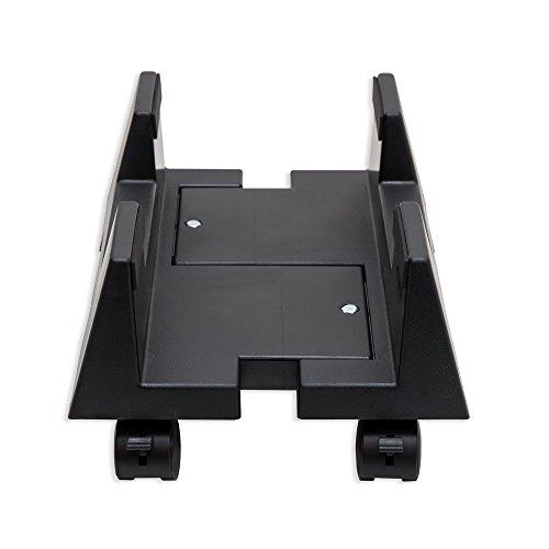 0745950512684 - SYBA® CPU STAND FOR HEAVY PC CHASSIS ATX PLASTIC CASE ADJUSTABLE WIDTH W/ WHEELS