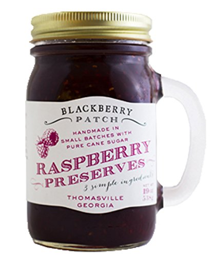 0746143413207 - BLACKBERRY PATCH HANDLED MUG RASPBERRY FRUIT PRESERVES ALL NATURAL HAND MADE IN SMALL BATCHES | THE PERFECT ACCESSORY TO PANCAKES PORRIDGE OATMEAL TOAST (RASPBERRY, 19 FL OZ)