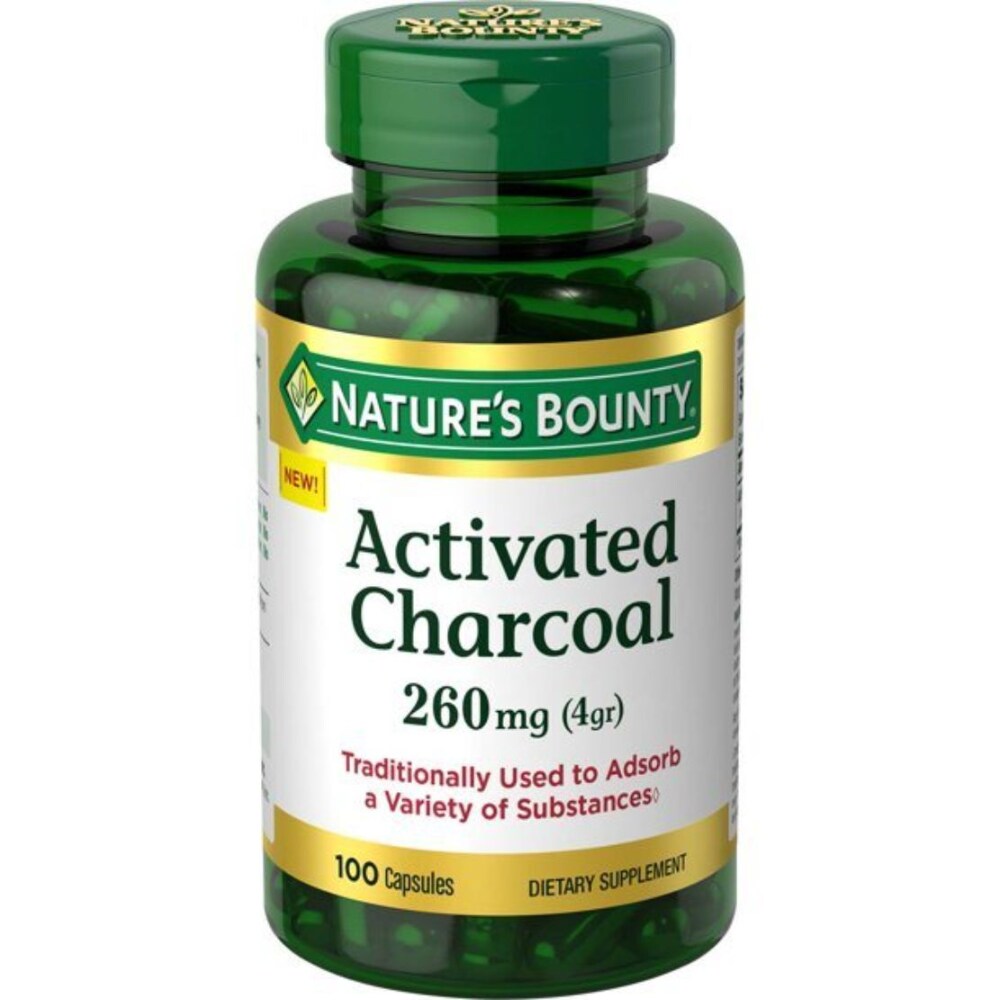 0074615578926 - ACTIVATED CHARCOAL DIETARY SUPPLEMENT CAPSULES; 260 MG; 100 COUNT