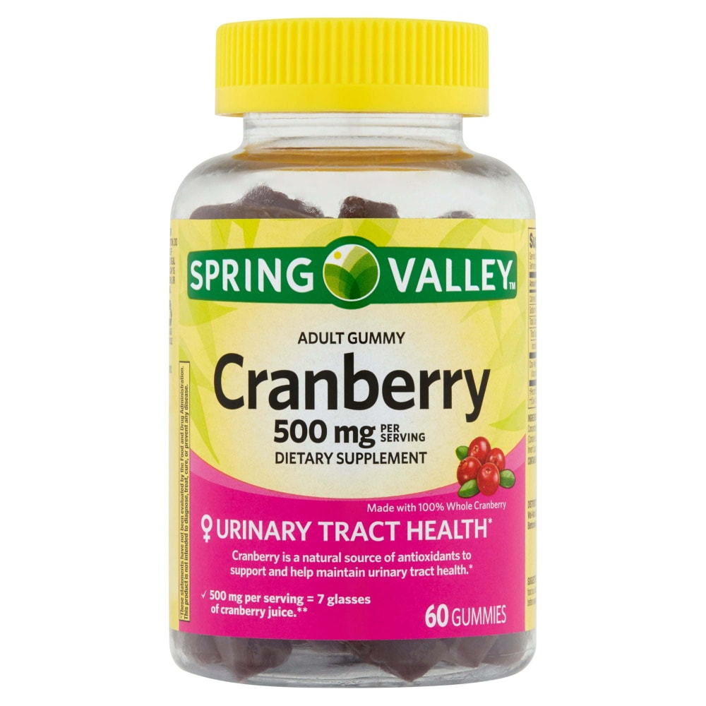 0074615579527 - ADULT GUMMY CRANBERRY DIETARY SUPPLEMENT; 500 MG; 60 COUNT
