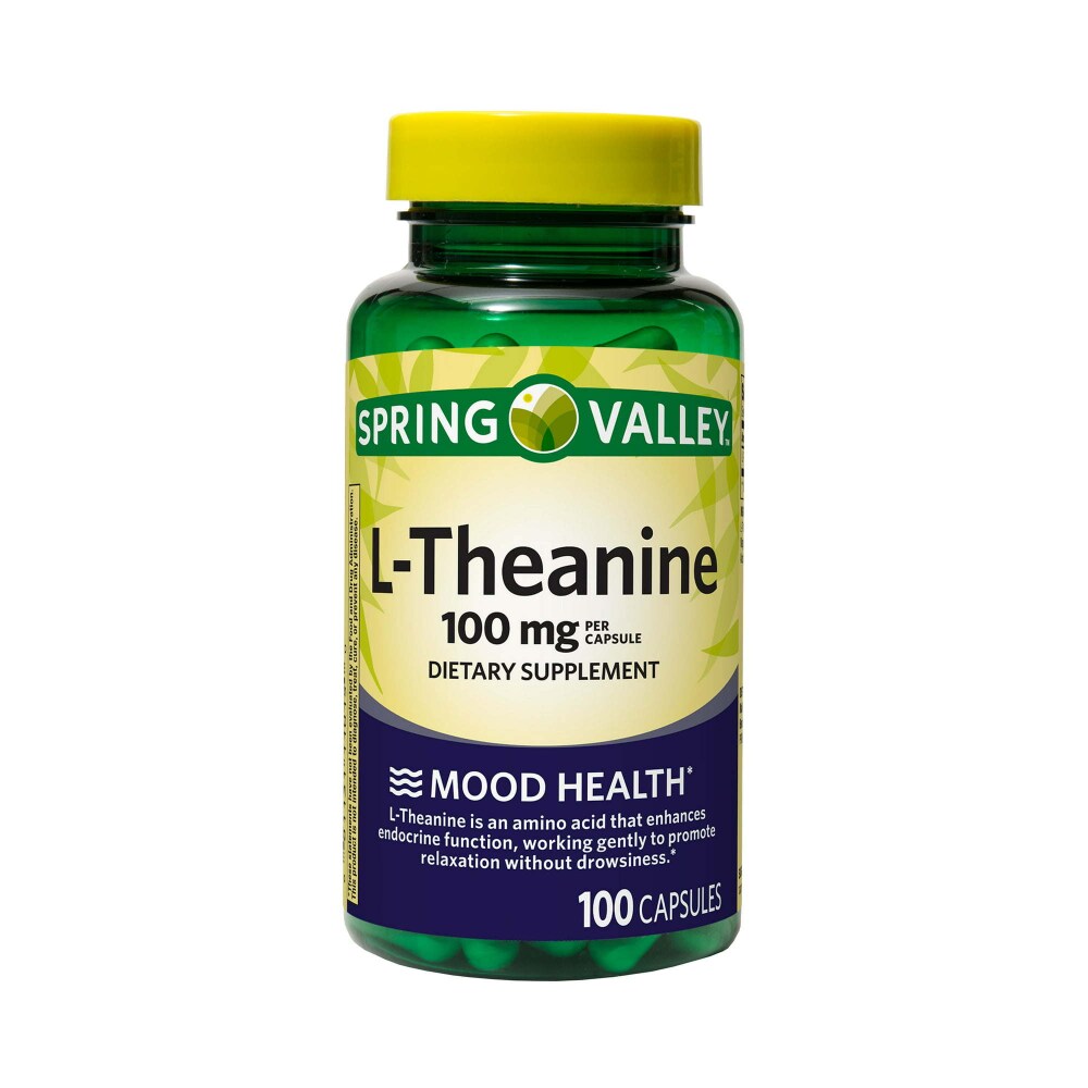 0074615579602 - L-THEANINE CAPSULES DIETARY SUPPLEMENT; 100 MG; 100 COUNT