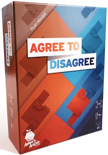 0746160597287 - ADAMS APPLE GAMES AGREE TO DISAGREE - THE ICEBREAKER GAME WHERE NOBODY WINS IF EVERYONE AGREES - FUN PARTY GAME FOR COWORKERS, FAMILIES, OR FRIENDS. FUN OR REAL TALK GAMIFIED FOR 2 TO 8 PLAYERS.