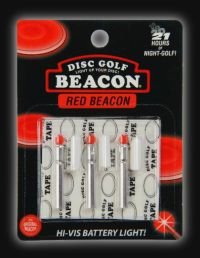 0746239070512 - DISC GOLF BEACON 3-PAK LED LIGHT - RED