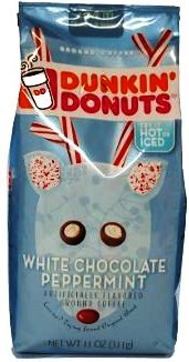 0746591739522 - DUNKIN' DONUTS WHITE CHOCOLATE PEPPERMINT GROUND COFFEE (11 OZ.)