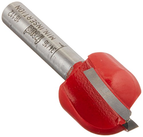 7466655959026 - FREUD 18-112 3/4-INCH DIAMETER ROUND NOSE ROUTER BIT WITH 1/4-INCH SHANK