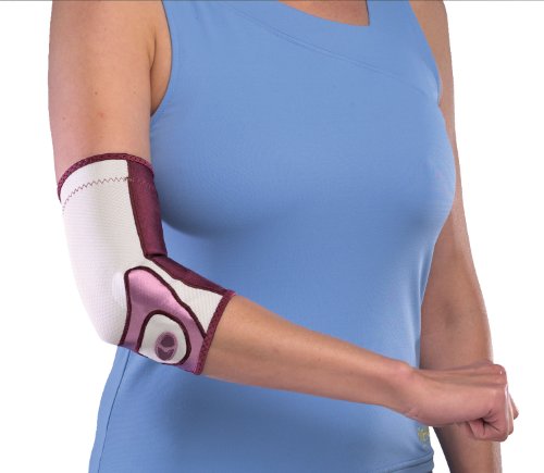 7467674111600 - MUELLER LIFECARE FOR HER, CONTOUR ELBOW, PLUM, SMALL, 1-COUNT BOX