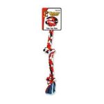 0746772200124 - COTTON BLEND 3 KNOT ROPE TUG DOG TOY IN MULTI SIZE MEDIUM 20 H 1 CHEW