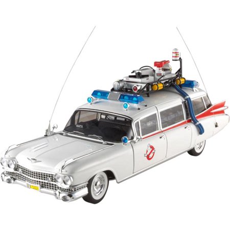 0746775028862 - GHOSTBUSTERS ECTO-1 HOT WHEELS ELITE 1:18 SCALE VEHICLE
