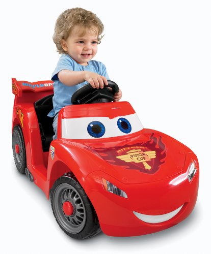 0746775040352 - FISHER-PRICE POWER WHEELS LIL LIGHTNING MCQUEEN CAR BATTERY POWERED RIDING TOY