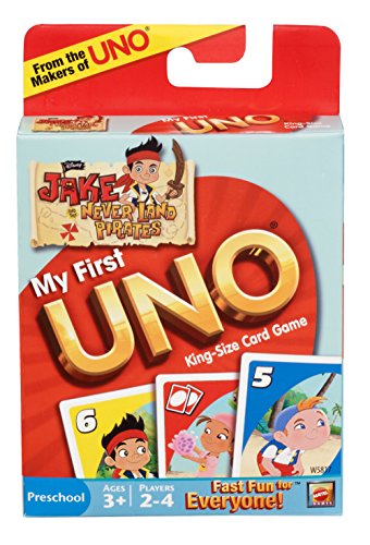 0746775060985 - MY FIRST UNO DISNEY'S JAKE AND NEVER LAND PIRATES EDITION CARD GAME