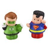 0746775063870 - LITTLE PEOPLE DC SUPER FRIENDS GREEN LANTERN & SUPERMAN FIGURE PACK