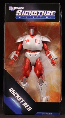 0746775085445 - DC UNIVERSE CLUB INFINITE EARTHS EXCLUSIVE DELUXE ACTION FIGURE ROCKET RED