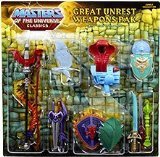 0746775086473 - HE-MAN MASTERS OF THE UNIVERSE CLASSICS EXCLUSIVE WEAPONS PAK GREAT UNREST