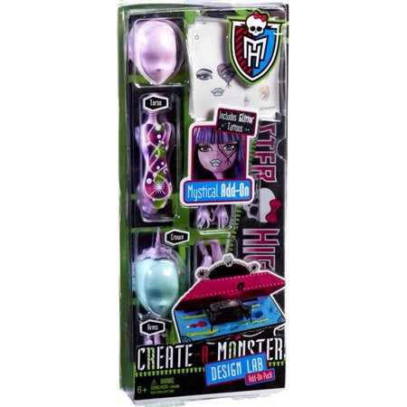 0746775127060 - MONSTER HIGH CREATE-A-MONSTER DESIGN LAB MYSTICAL ADD-ON PACK