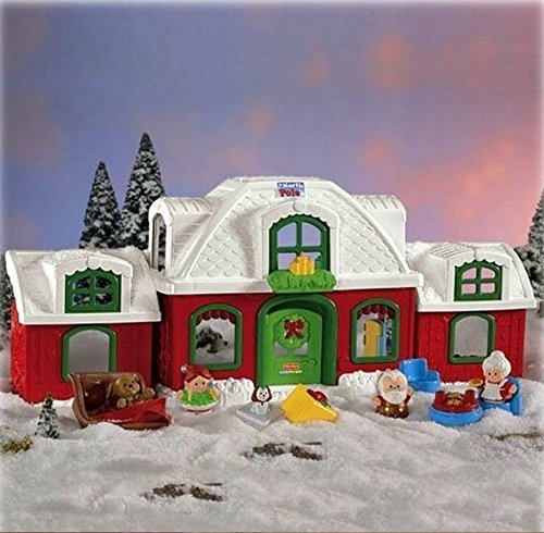 0746775131708 - FISHER PRICE LITTLE PEOPLE SANTA CLAUS NORTH POLE CHRISTMAS COTTAGE