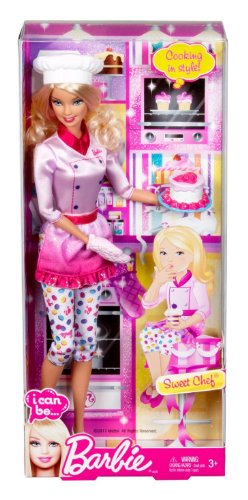 0746775176419 - BARBIE I CAN BE SWEETS CHEF DOLL
