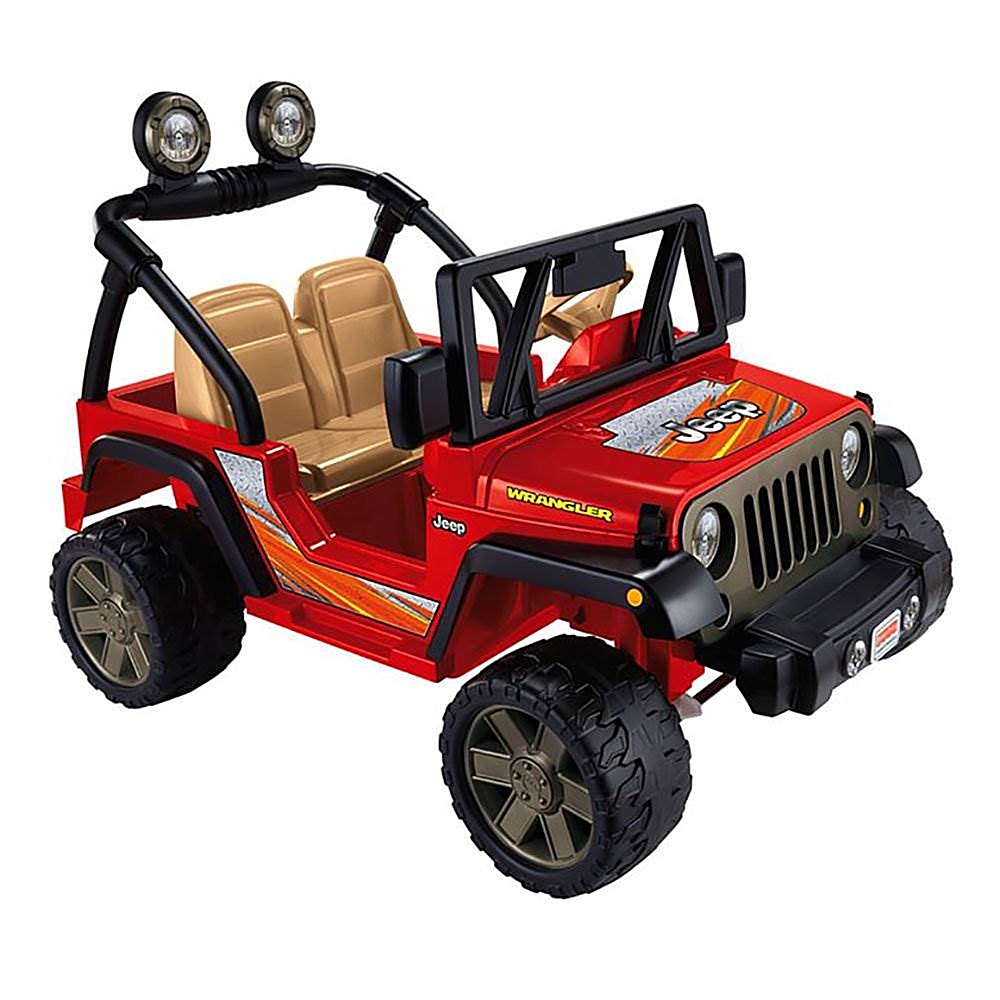 0746775286972 - FISHER-PRICE POWER WHEELS JEEP WRANGLER 12-VOLT BATTERY-POWERED RIDE-ON, RED