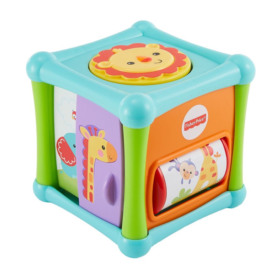 0746775309947 - FISHER-PRICE GROWING BABY ANIMAL ACTIVITY CUBE MULTI COLOR